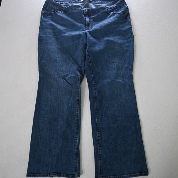 Old Navy 22 Secret Slim Bootcut Medium Stretch Denim Womens Jeans - Picture 1 of 10